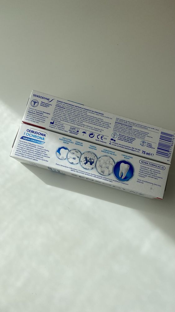 2x Pasta Sensodyne Odbudowa i Ochrona