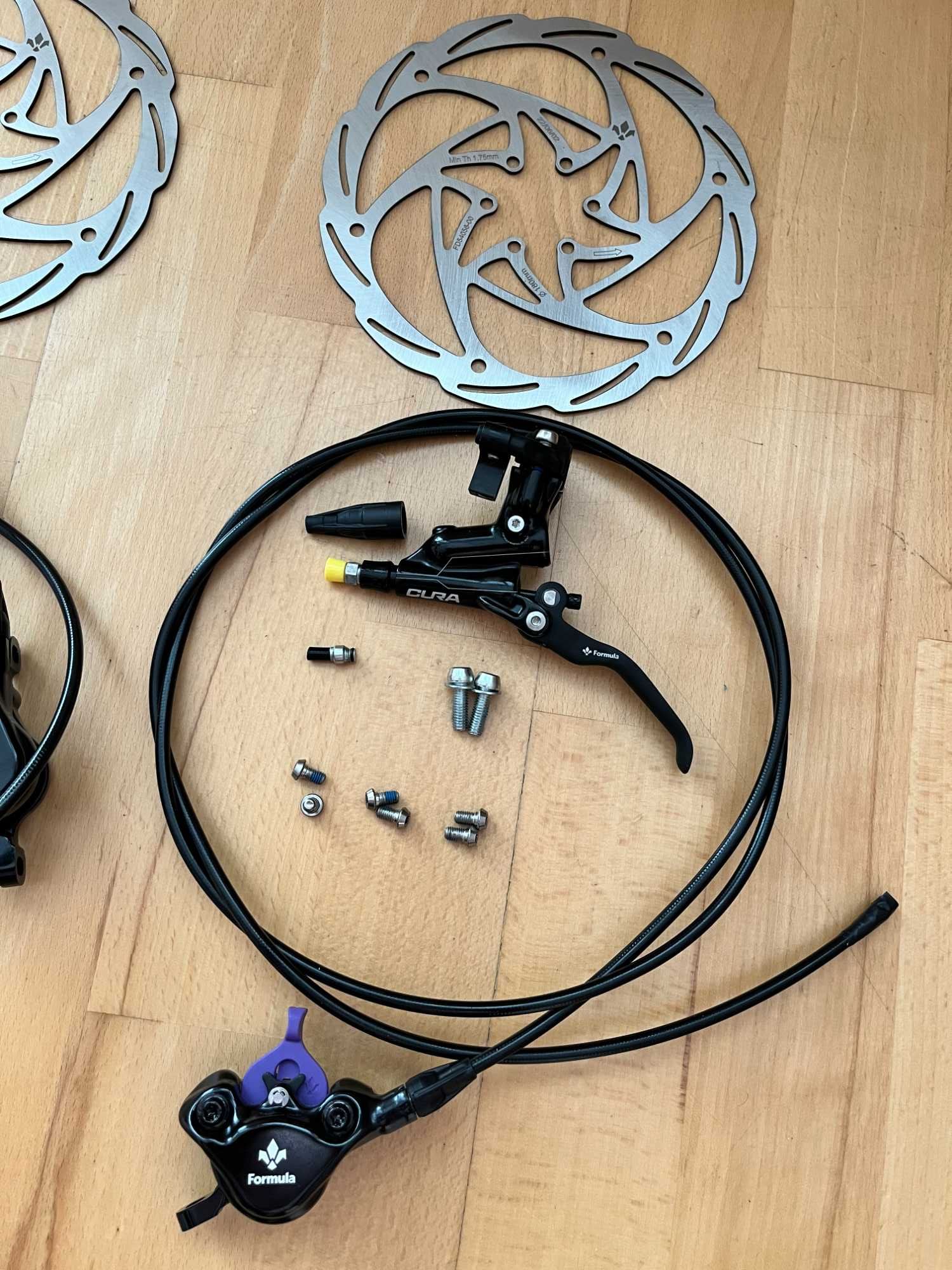 NOWE Hamulce FORMULA CURA TRP Shimano SLX XT Sram Level CODE Magura TR