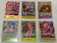 6 cartas one piece tcg
