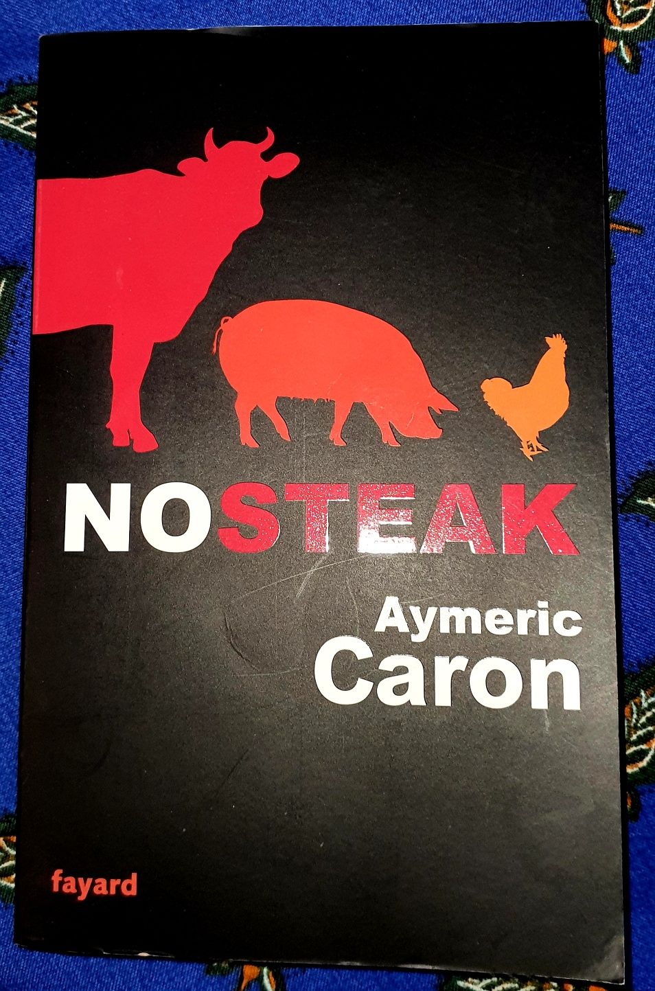 Livro em francês No steak Aymeric Caron