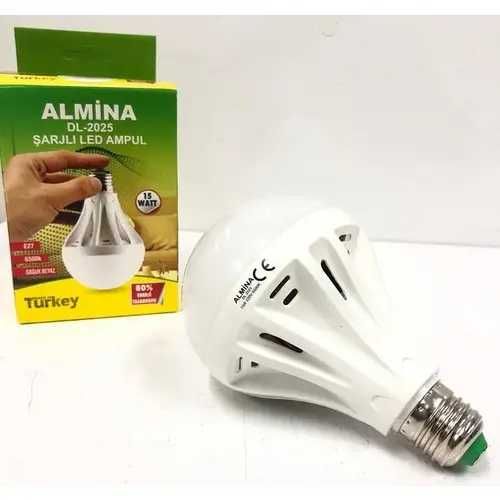 Аккумуляторная лампочка Almina DL-015 (15Вт), E27