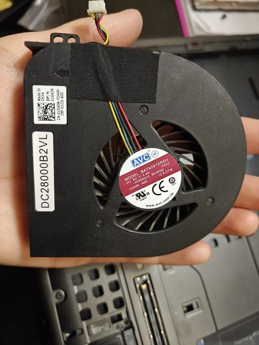 AVC BATA0815R5H Cooling Fan PN02, DC28000DDVL, 02K3K7, 5V 0.3A