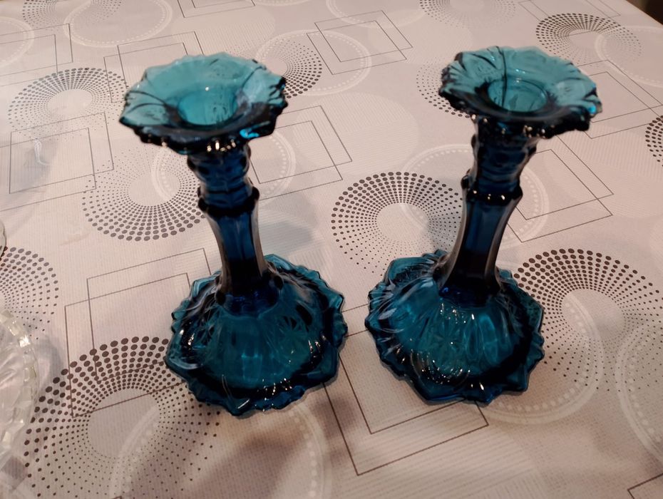 Świecznik niebieski Eryka Trzewik Drost HSG Ząbkowice