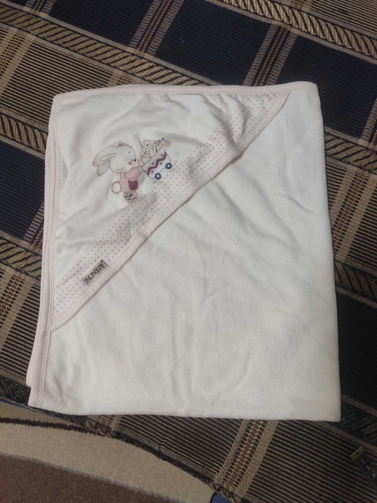 Детское полотенце с уголком Bebitof, царапки рушник малюків