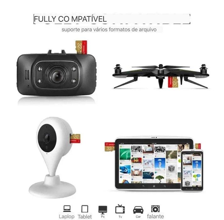 Cartão Micro sd 32GB Novo