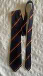 Gravata vintage 100% poliester Massimo Dutti