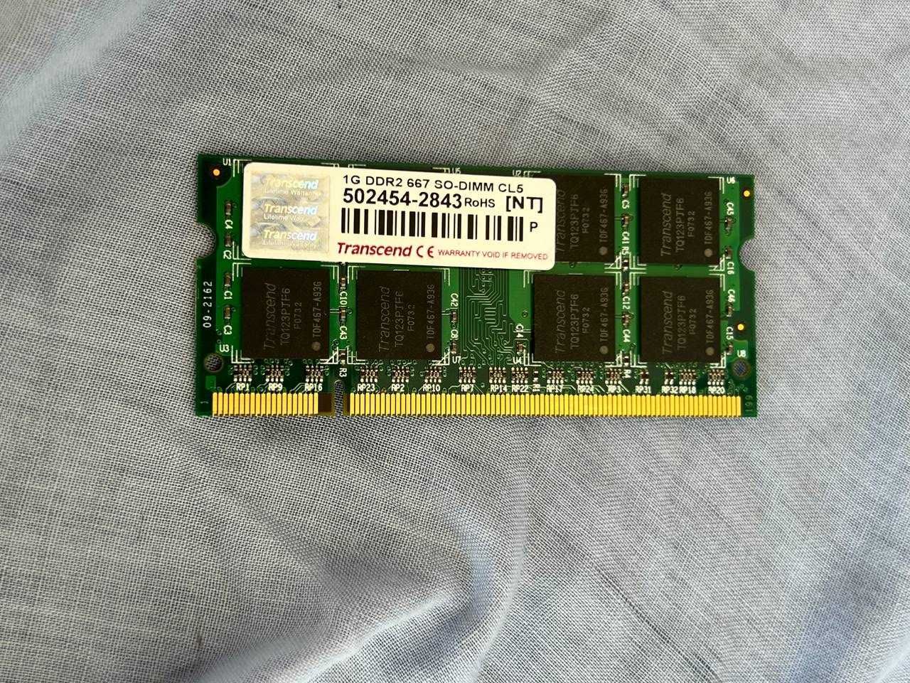 Memória RAM 1GB DDR2 667 SO-DIMM CL5