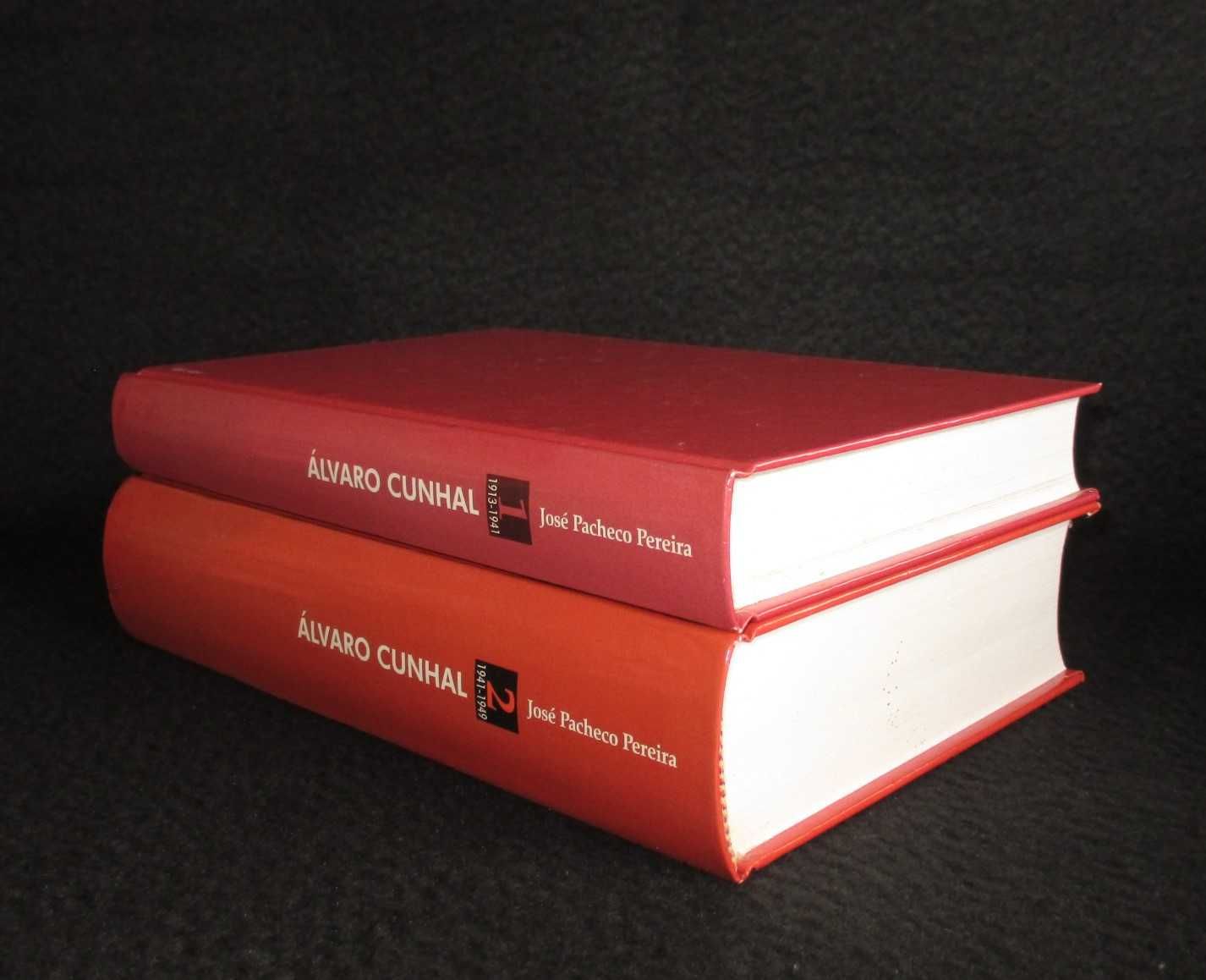 Livros Álvaro Cunhal Uma Biografia Política vol I e II Pacheco Pereira