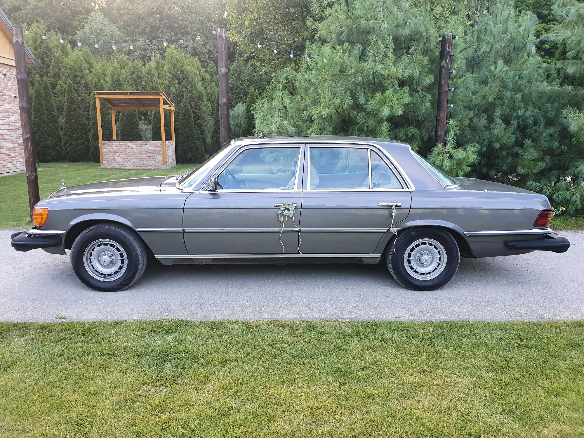 Mercedes S klasa- W116 - Samochód Auto do Ślubu - zabytkowy boho VW T1