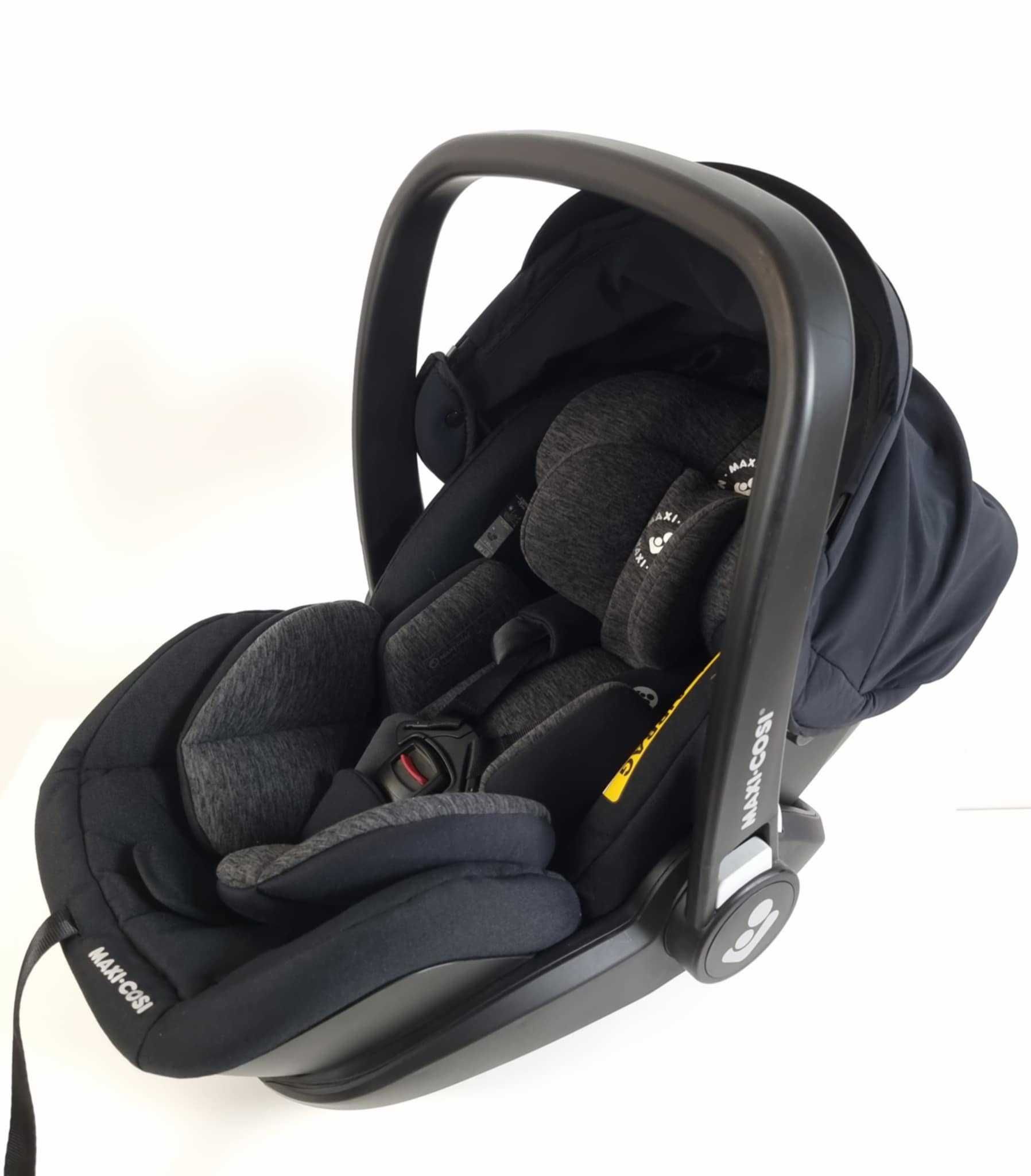 Fotelik Maxi Cosi Marble 0-13 kg + baza isofix rozkładany Black adac