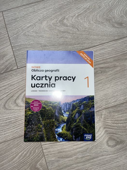 Karty pracy ucznia do liceum i technikum klasa 1 zakres podstawowy
