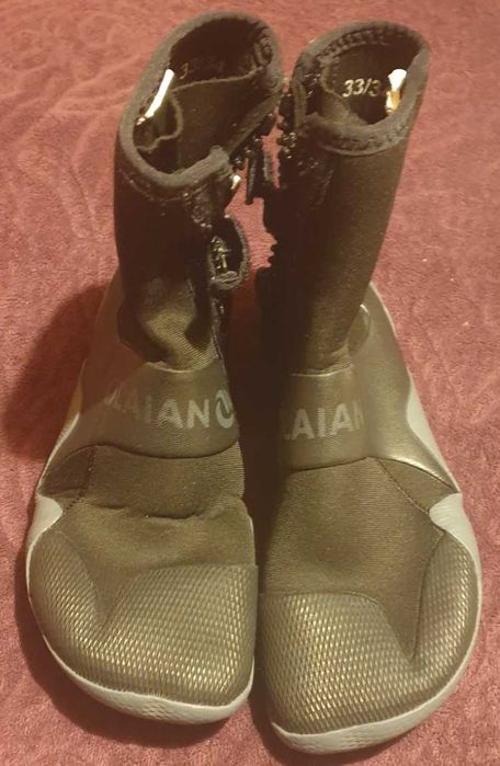 Buty wysokie surfing 500 z neoprenu 3 mm OLAIAN rozm. 33/34