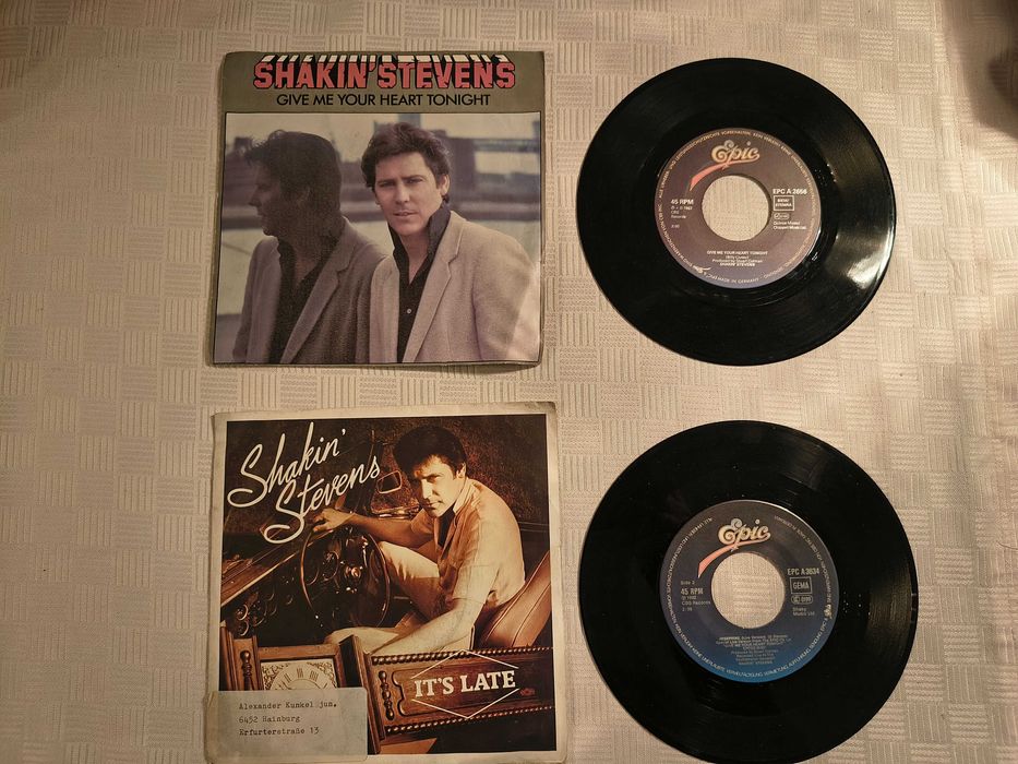 7 singli 7 " Shakin Stevens