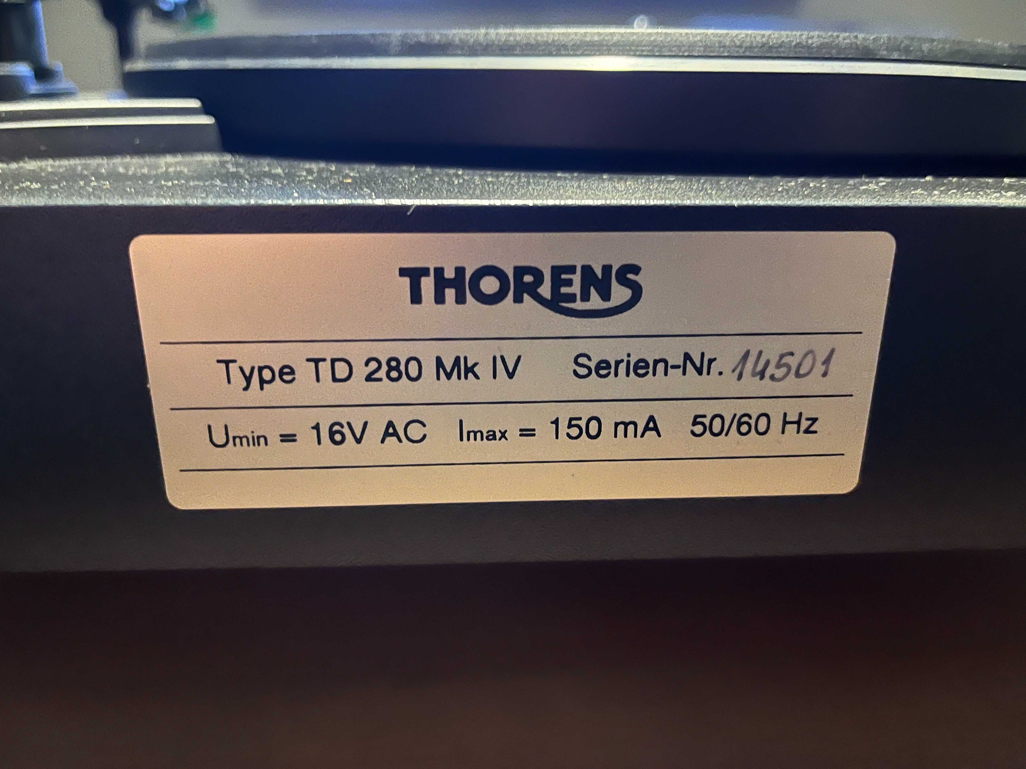 Gramofon THORENS TD280 Mk IV