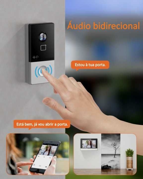 Vídeo Porteiro Hikvision * WiFi * PoE * Ecrã Tátil * 7 Polegadas