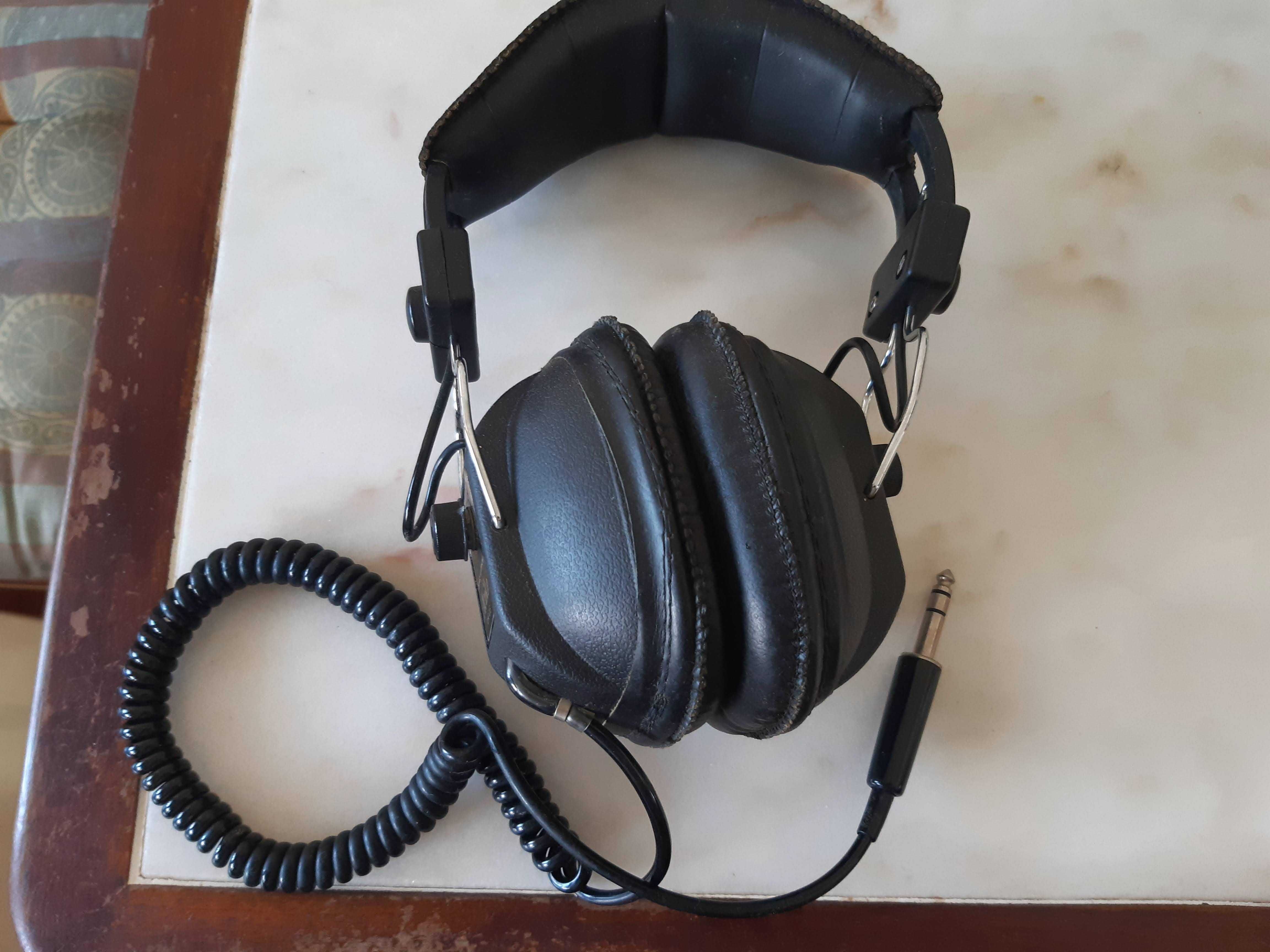 HeadPhones Stereo, Marca Aciko, Modelo AH-46, anos 80, em bom estado