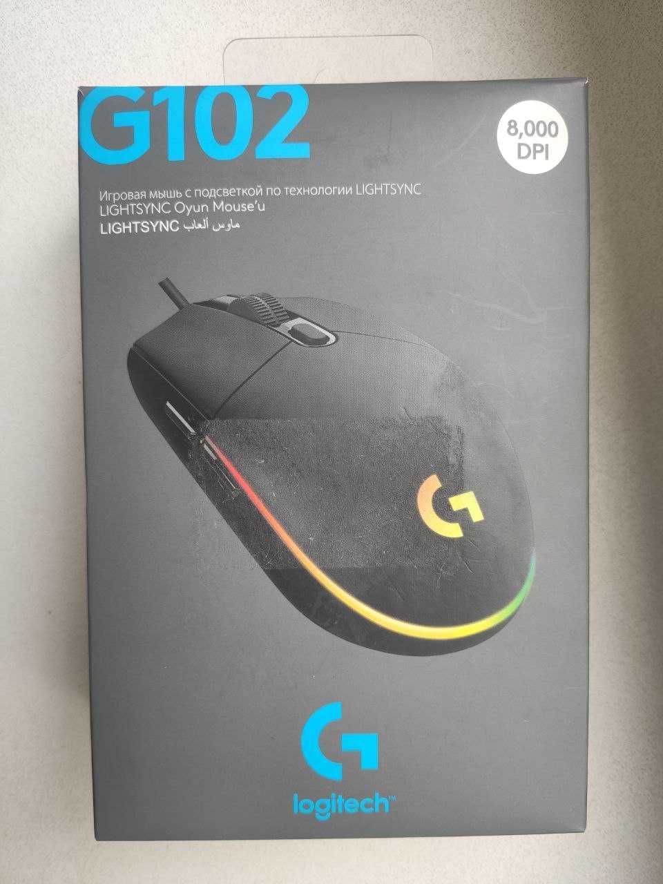 Комп'ютерна миша Logitech G102 Lightsync (чорна)