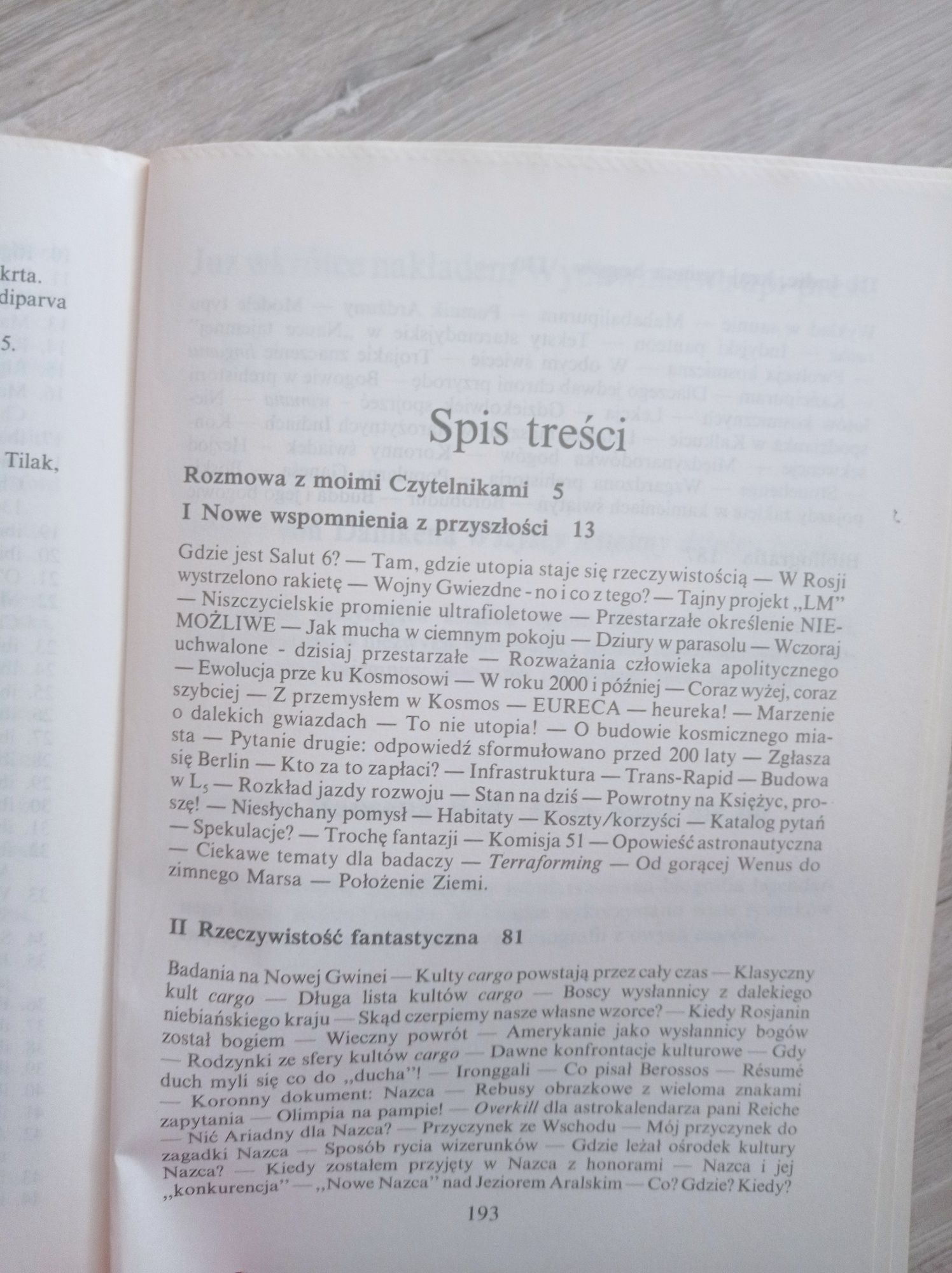 Czy się myliłem? Nowe wspomnienia z przyszłości.