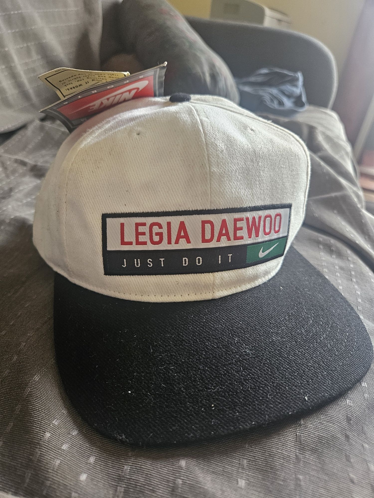Unikat Nowa Czapka wszystko metki Legia Daewoo Warszawa 97/98 Nike