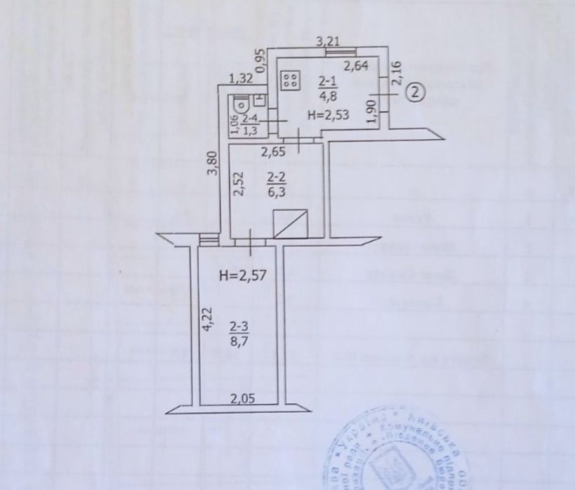 Продаж квартири в центрі .Вулиця Верхня( рн Торгово Промисловоі Палати