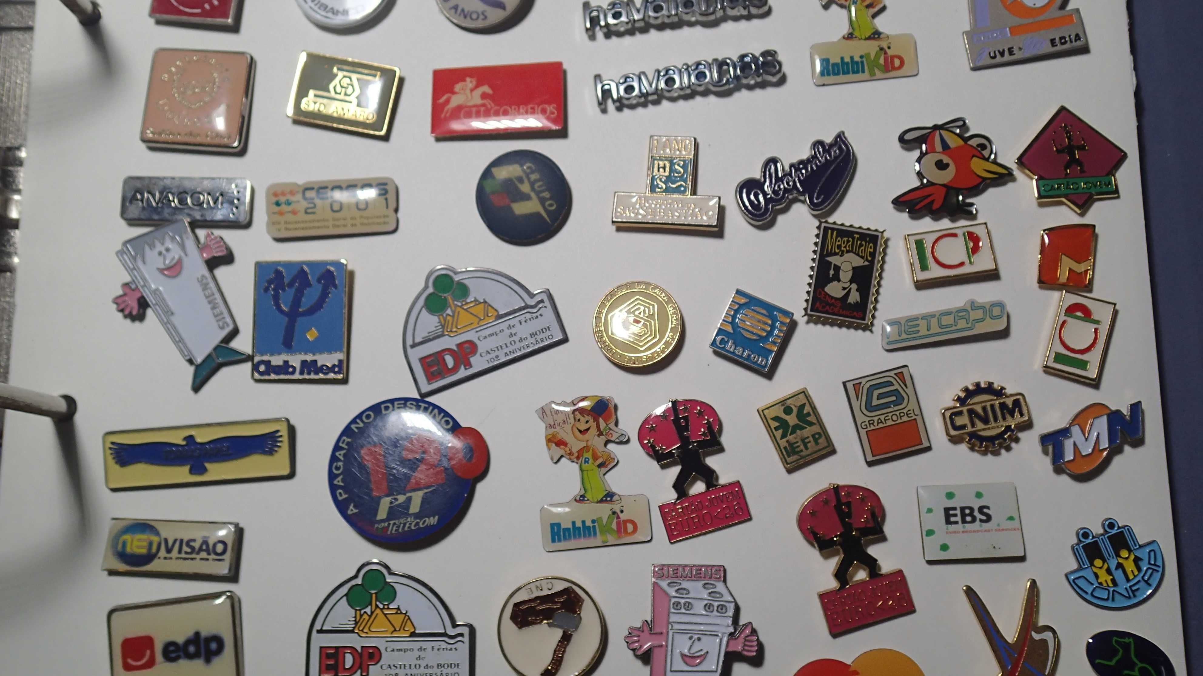 Pins antigos empresas e organizações Portuguesas