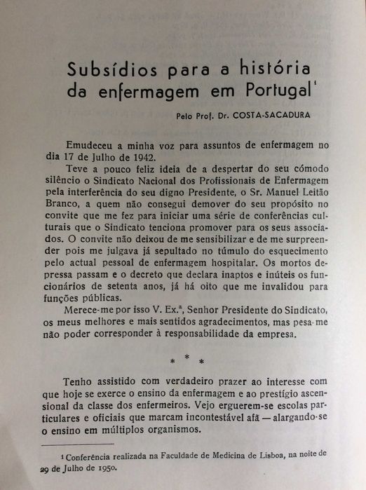 Acção Médica. Ano 1950. Ver sumário
