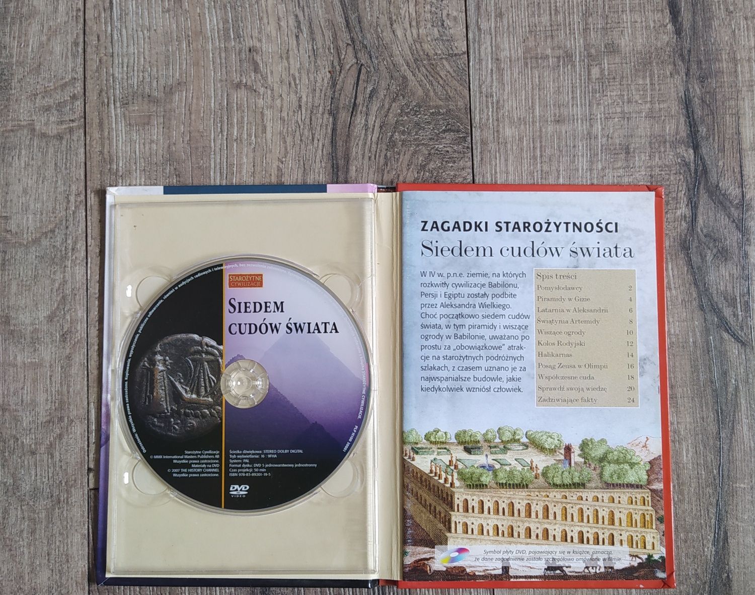 Płyta DVD Siedem cudów Świata Wysyłka