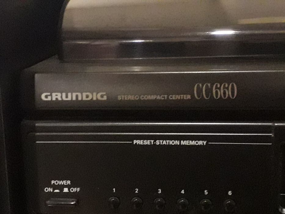 Aparelhagem Grundig Com Gira Discos, Cassetes, Rádio e CD