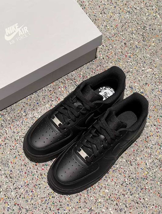 Buty Trampki NikeAir_Force_1_Low _07_Black_R.37.5