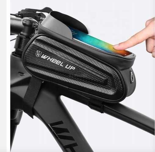 NOWOŚĆ UCHWYT rowerowy uniwersalny na telefon torba sakwa wodoodporna