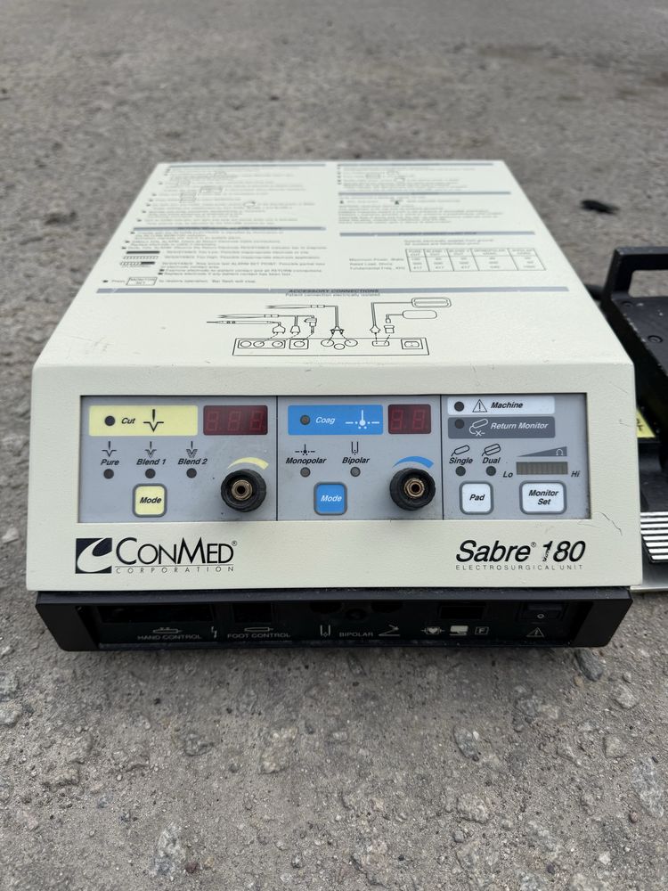 Продам коагулятор ConMed Sabre 180