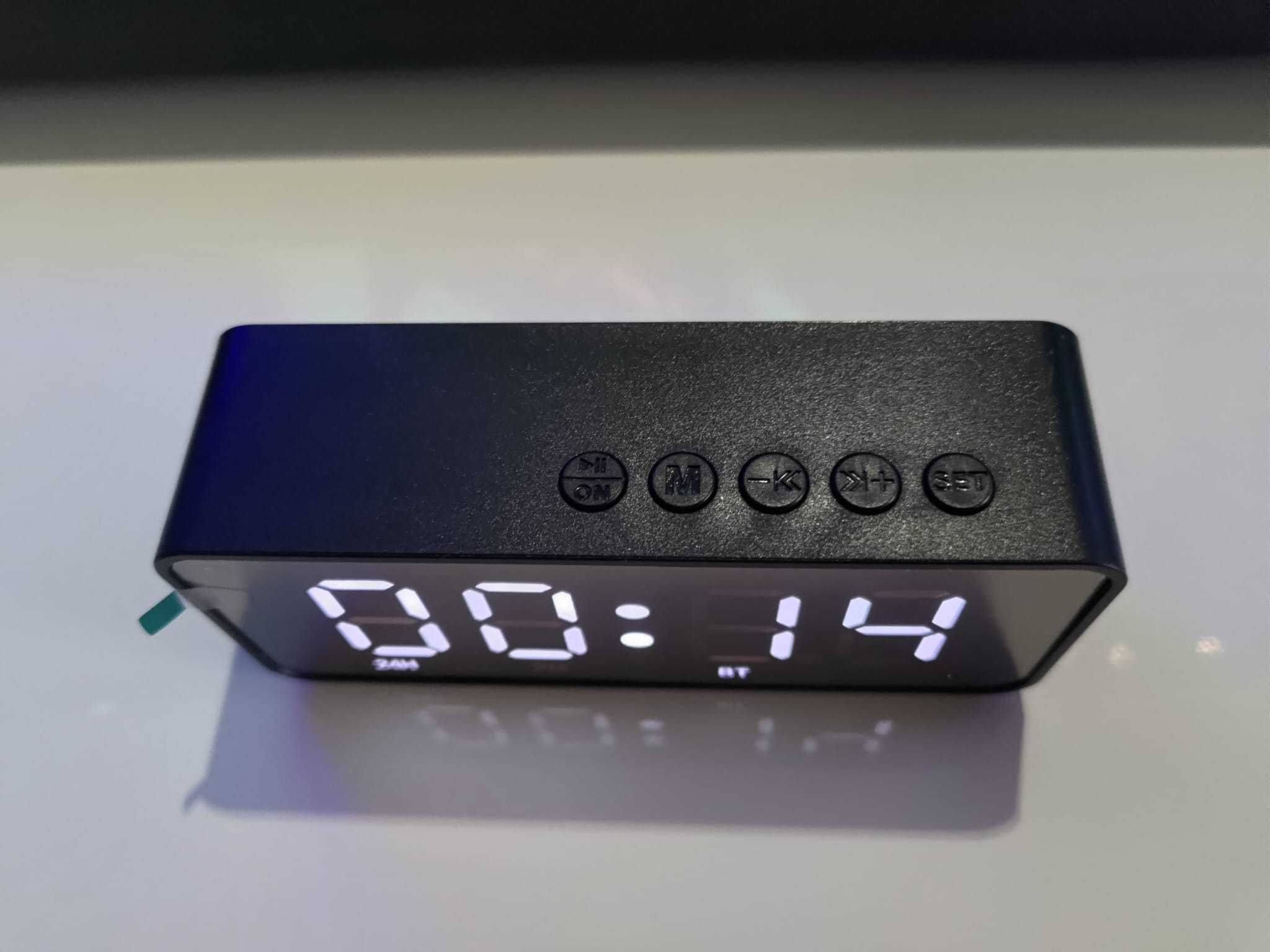 Coluna Despetador Bluetooth