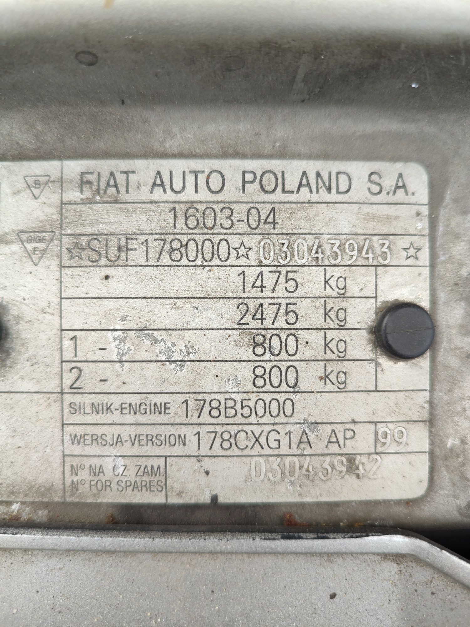 Fiat siena LPG drugi własciciel