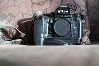 Aparat Nikon F4 body + MF-23 + MB-21