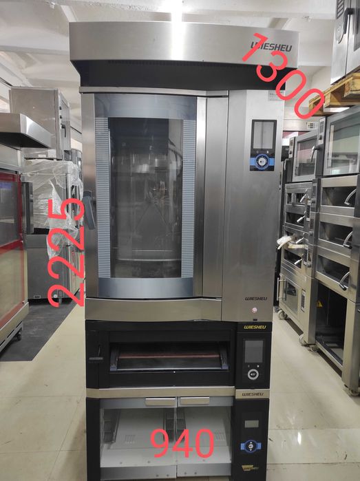 Комплект Wiesheu. Конвекційна піч. Подова піч. Розстойка.