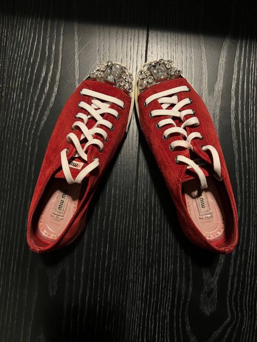 Продам женские кеды Miu Miu 37 размер ОРИГИНАЛ!