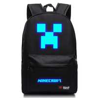 Рюкзак Майнкрафт Minecraft светящийся в темноте