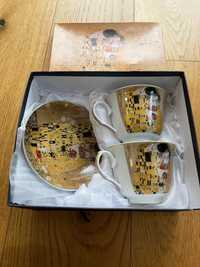 Gustaw Klimt zestaw 2 filiżanek