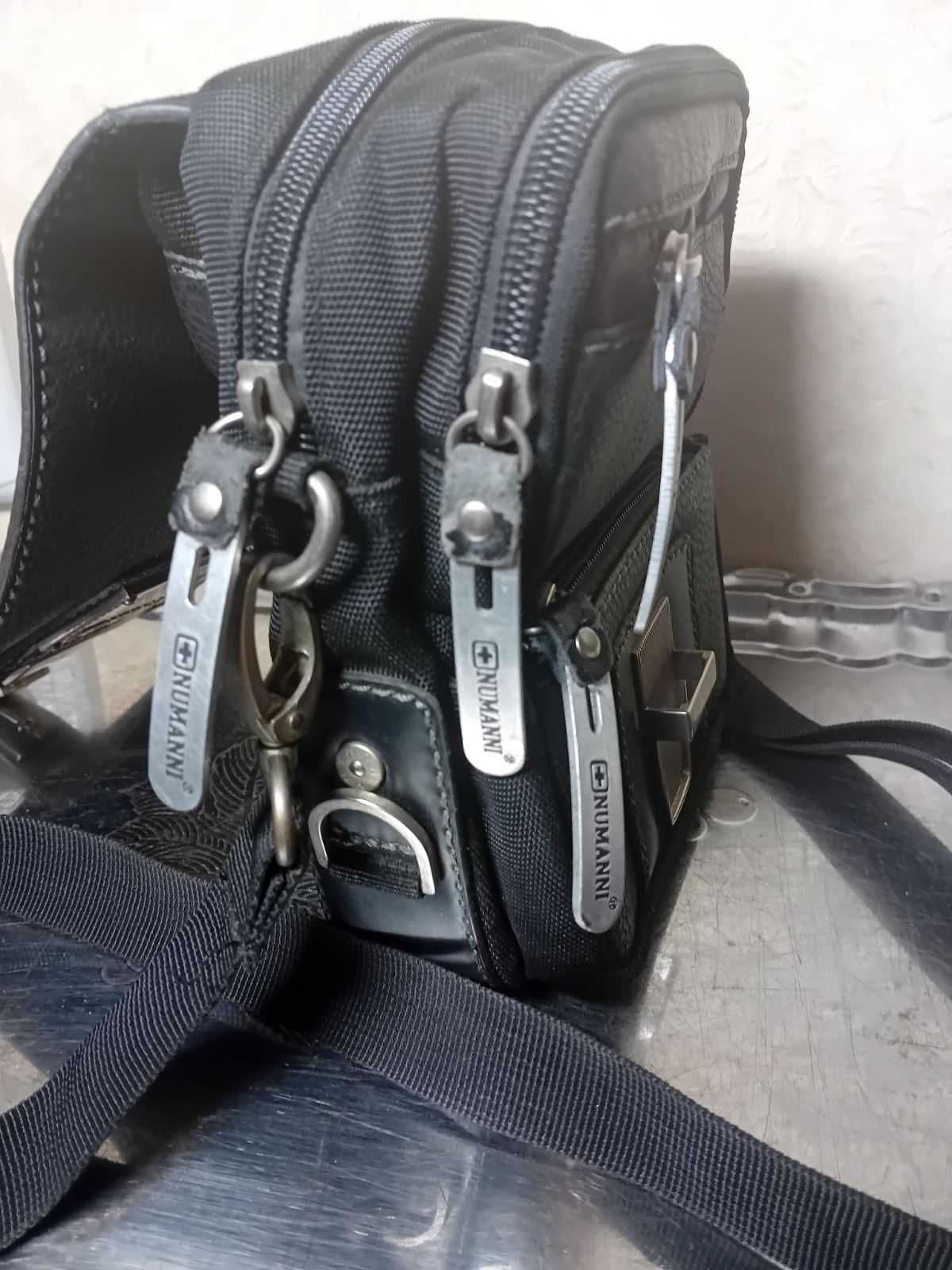 Мужская сумка барсетка Numanni 13*6*18см