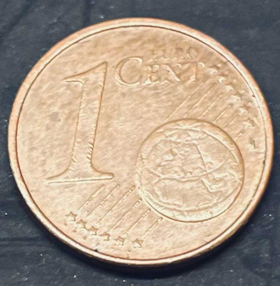 Moeda 1 Cent Alemanha 2002 Letra F