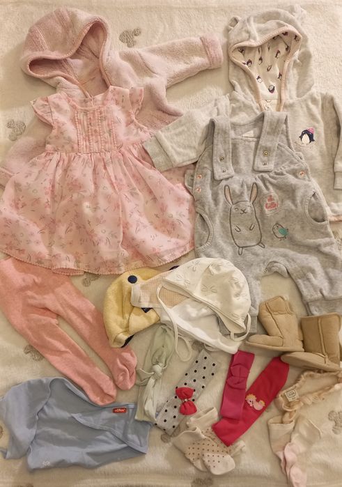 Zestaw ubranek dla dziewczynki 56/62