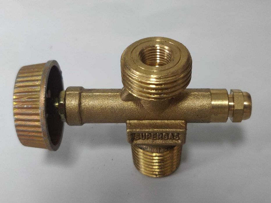 Вентиль для газового балона COBRA 5 л, 8 л, матеріал: латунь