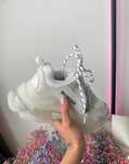 Balenciaga Triple S Cream White Clear Sole