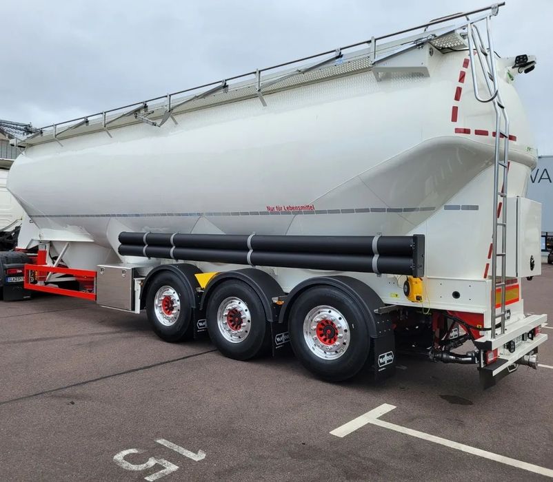 Van Hool naczepa typu silos do transportu mąki i innych materiałów sypkich