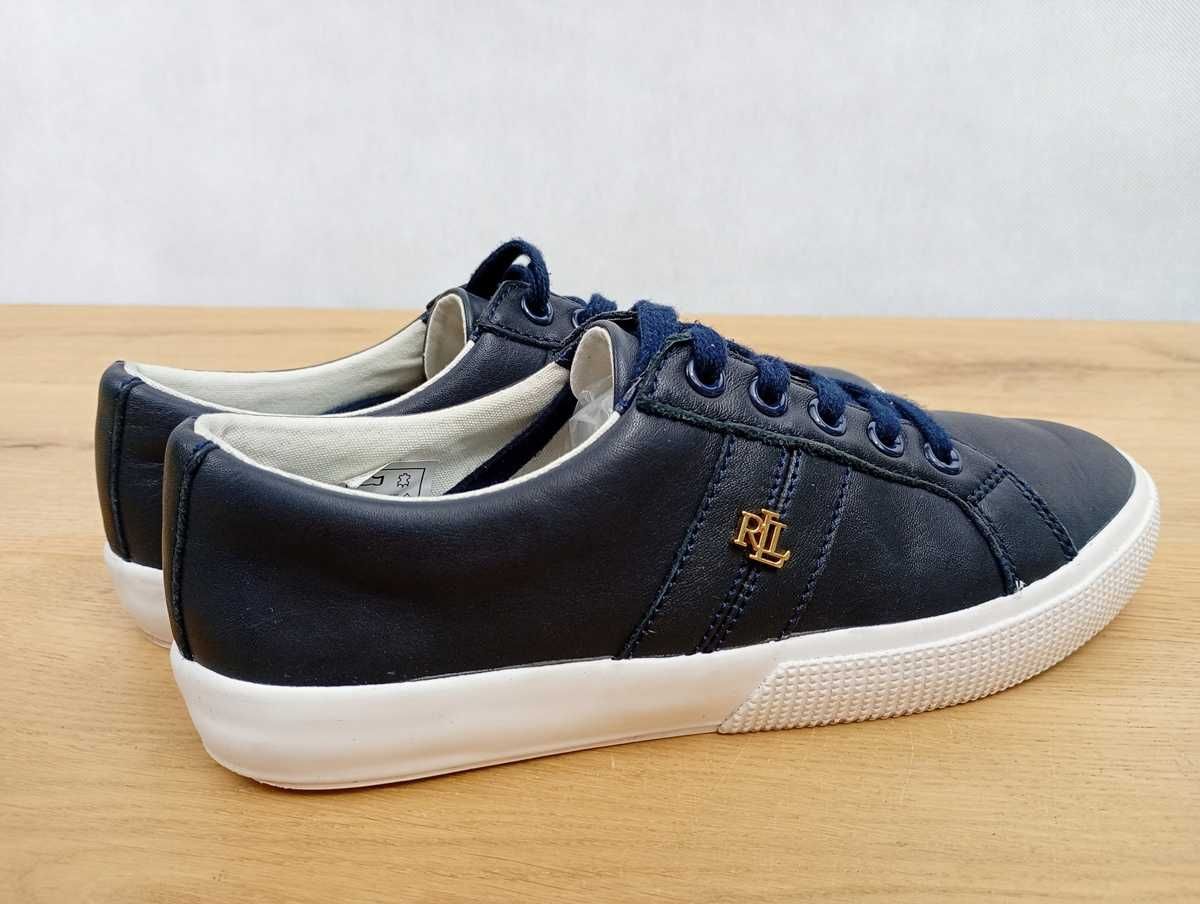 Sneakersy Ralph Lauren, Janson II, trampki, skóra, rozmiar 36,5