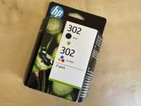 HP 302 czarny + kolor - oryginalny tusz kartridż -