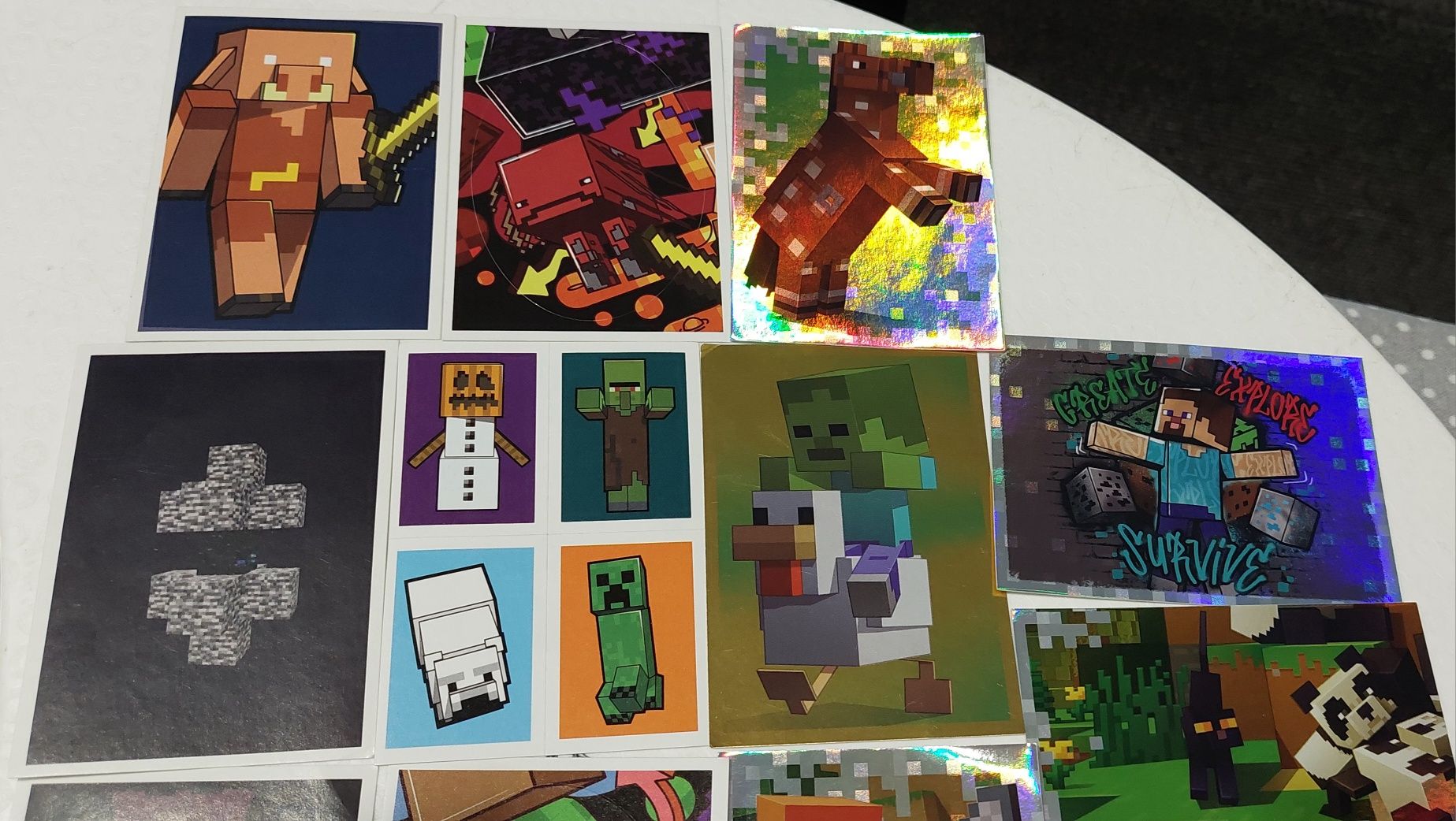 Cromos Minecraft Mojang conjunto de 40 Cromos