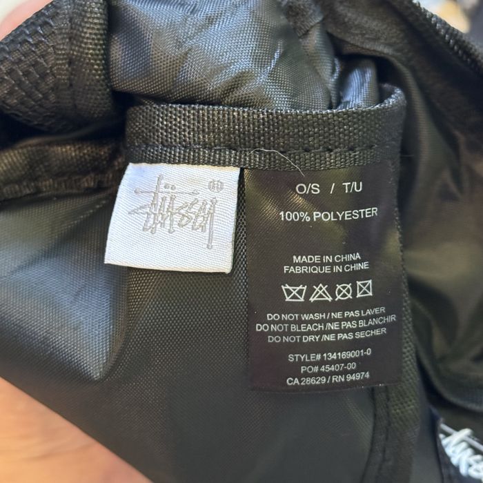 Топ! Сумка-мессенджер через плече Stussy у чорному кольорі. Барсетка.
