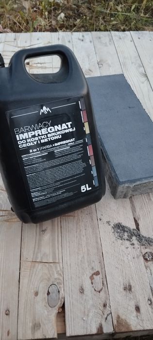 Barwiący Impregnat do kostki brukowej Antracyt 10l