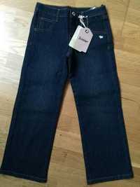 nowe dziewczęce jeansy firmy giordano denim, rozm. 110